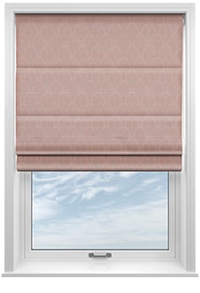 Boudoir, Blush - Twist&Fit Roman Blind